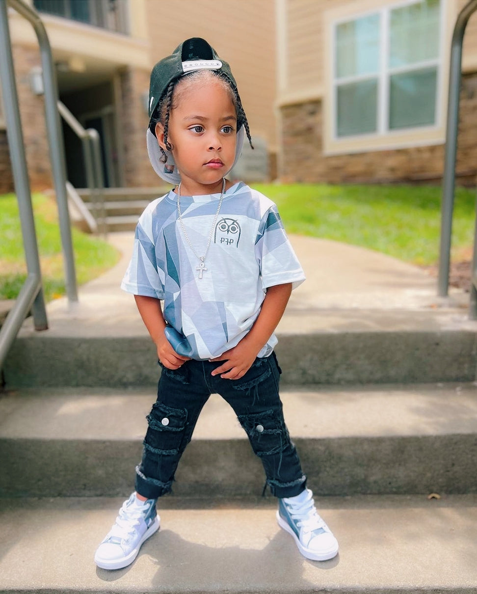 Geo Sharp Kids Tee
