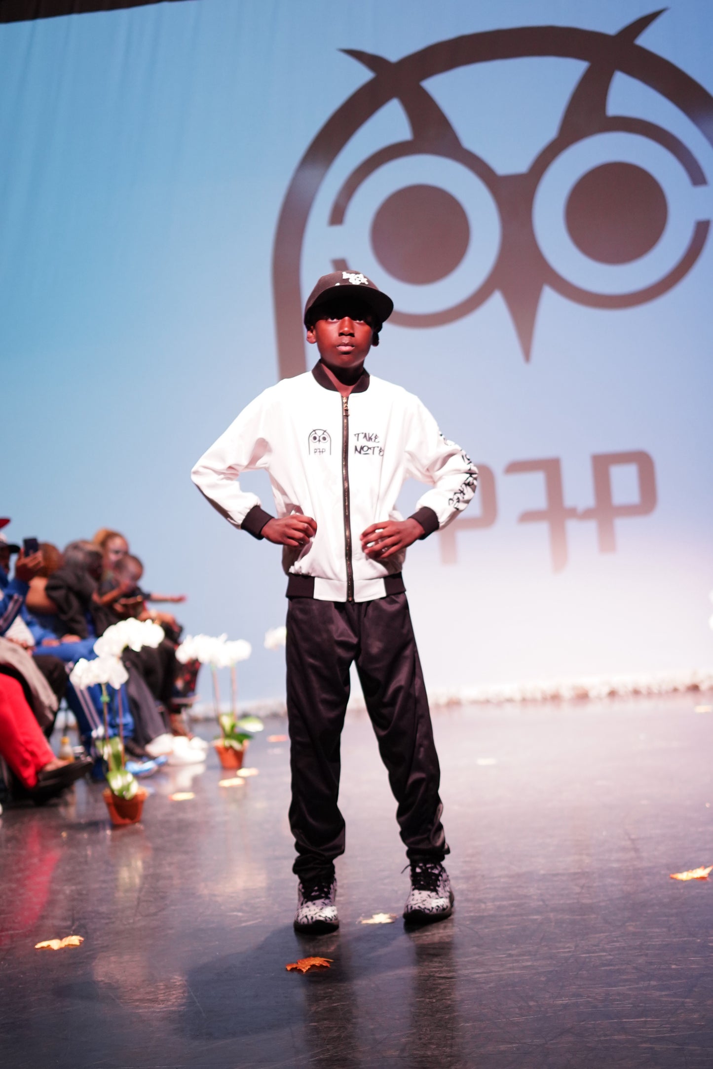 Whiteout Composition Flight Jacket