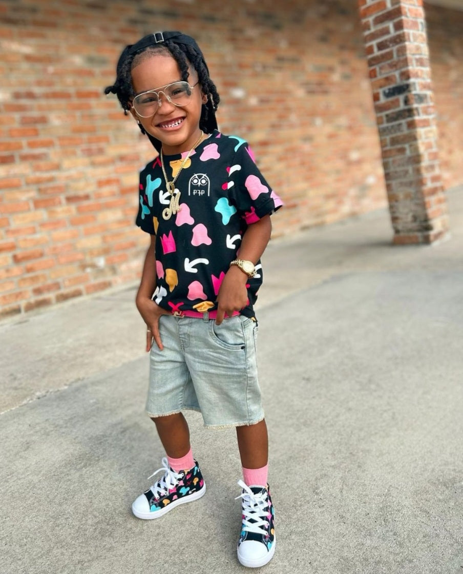 Abstract Doodles Kids Tee