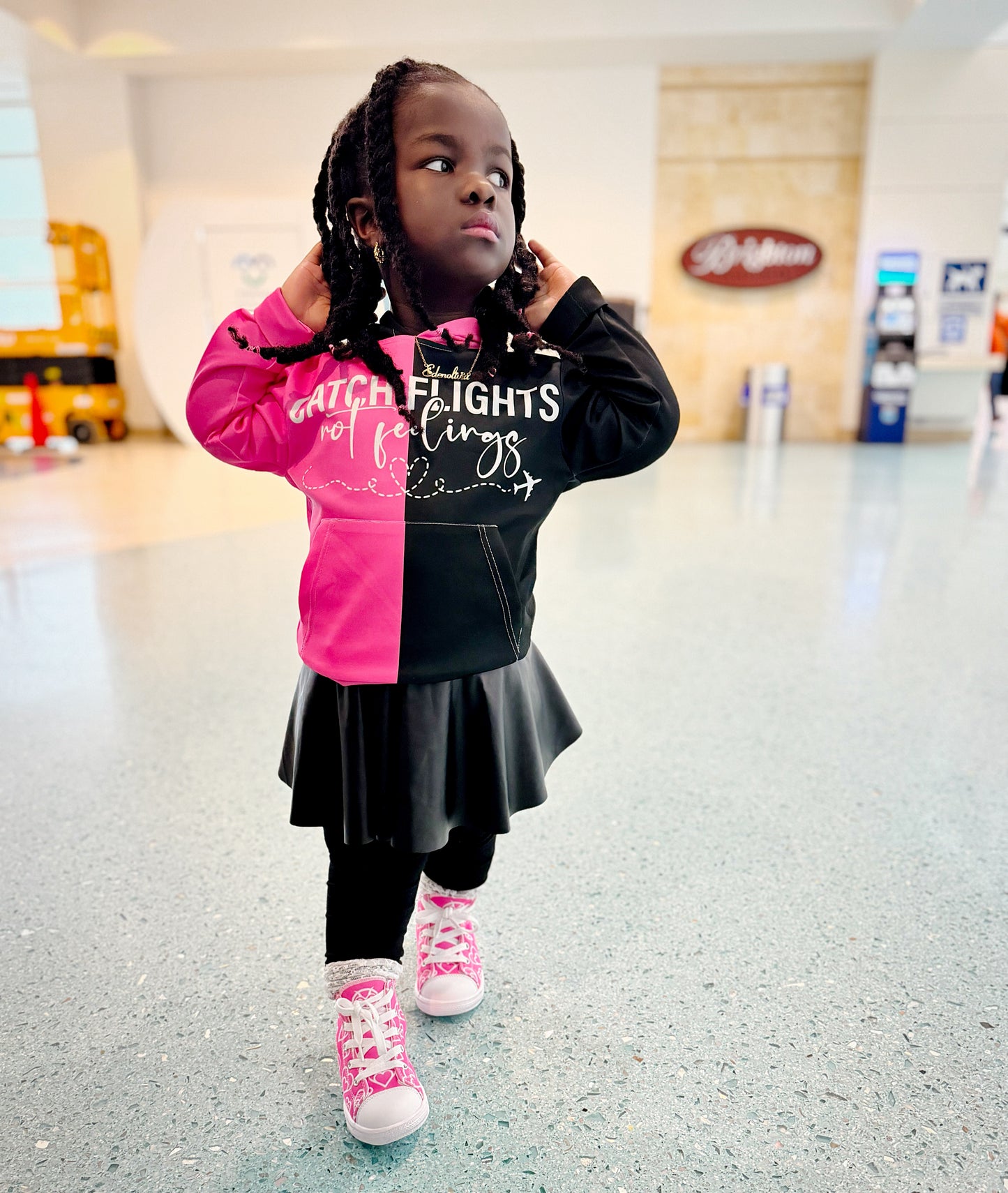 Catch Flights Kids Hoodie