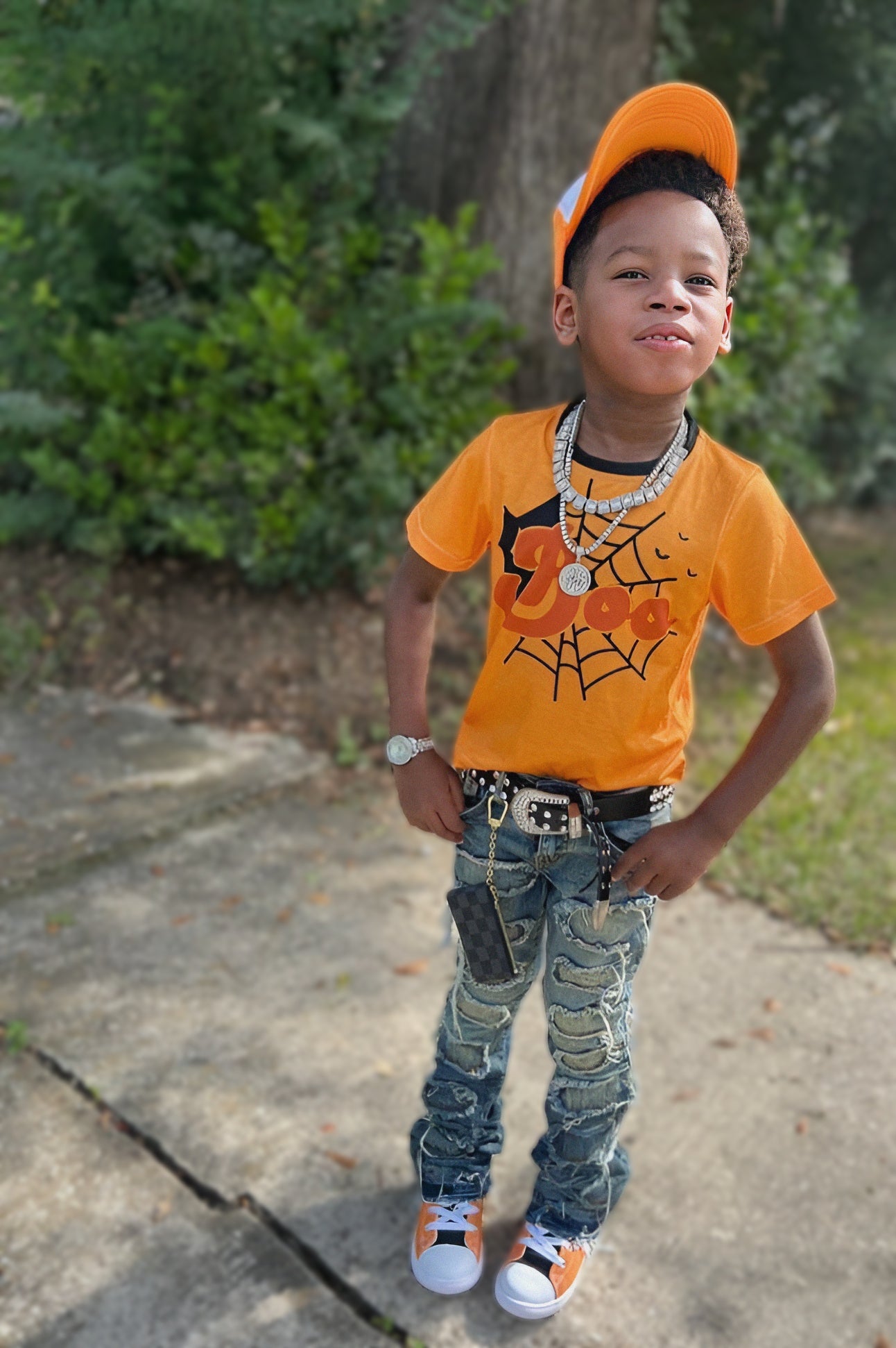 Boo Web Kids Tee