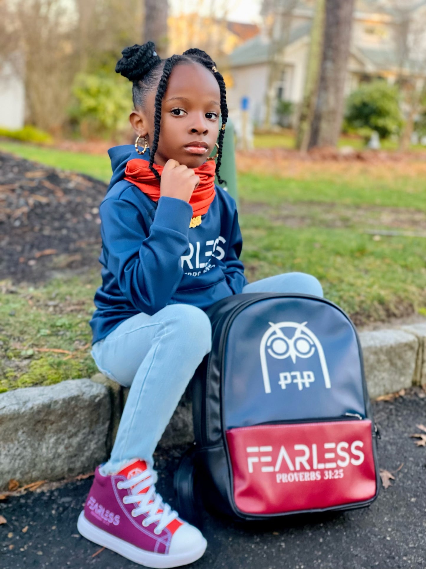 Fearless Faux Leather Backpack