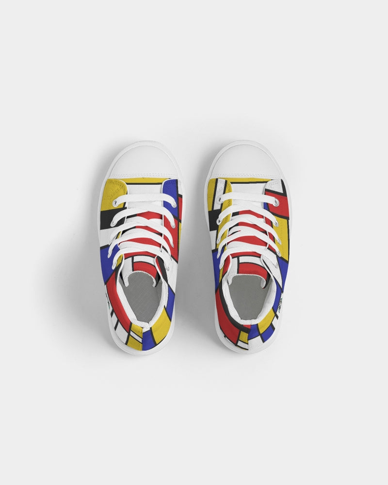 Geo Colorblock Kids Sneakers