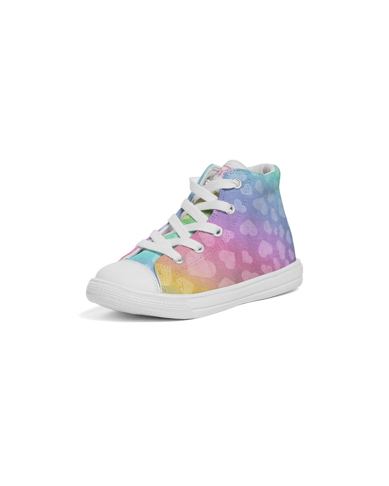 Rainbow Hearts Kids Sneakers