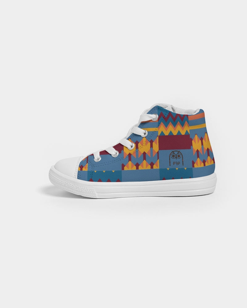 Royal Kente Kids Sneakers