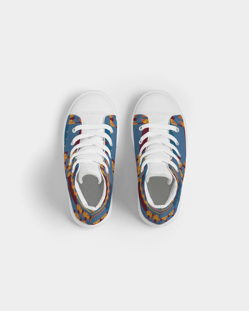 Royal Kente Kids Sneakers