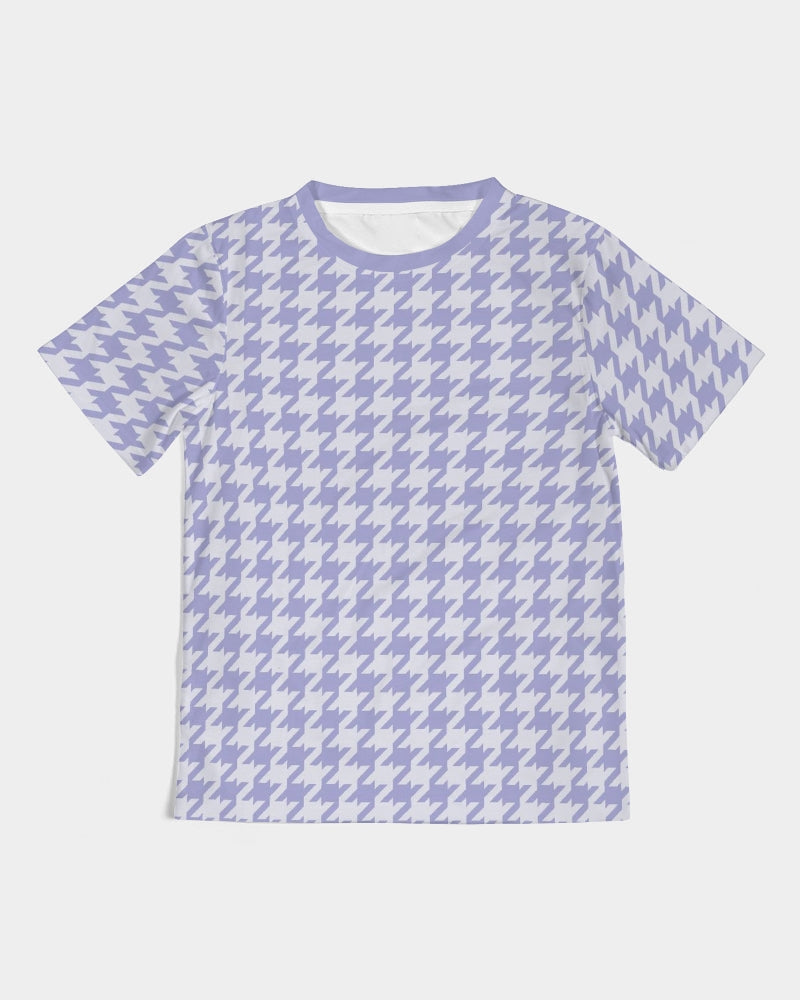 Purple Houndstooth Kids Tee