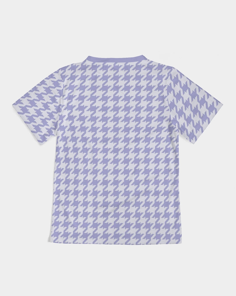 Purple Houndstooth Kids Tee