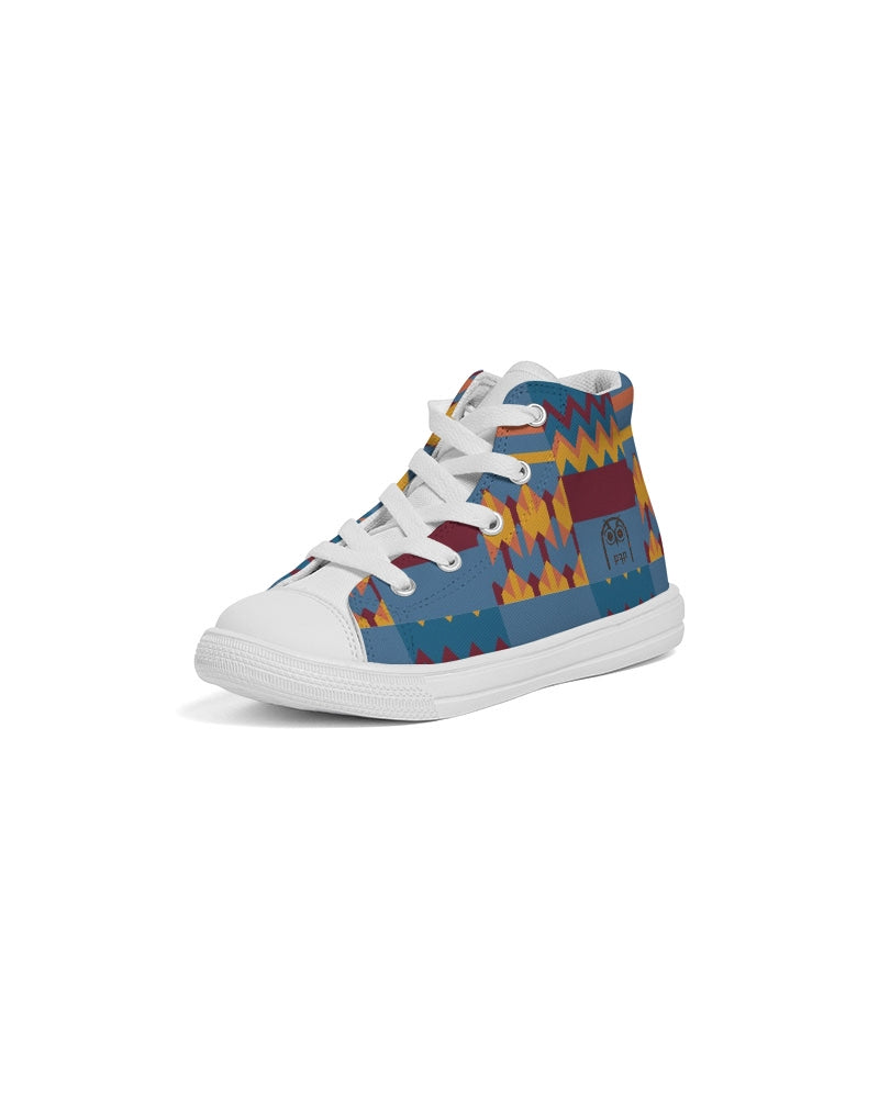 Royal Kente Kids Sneakers