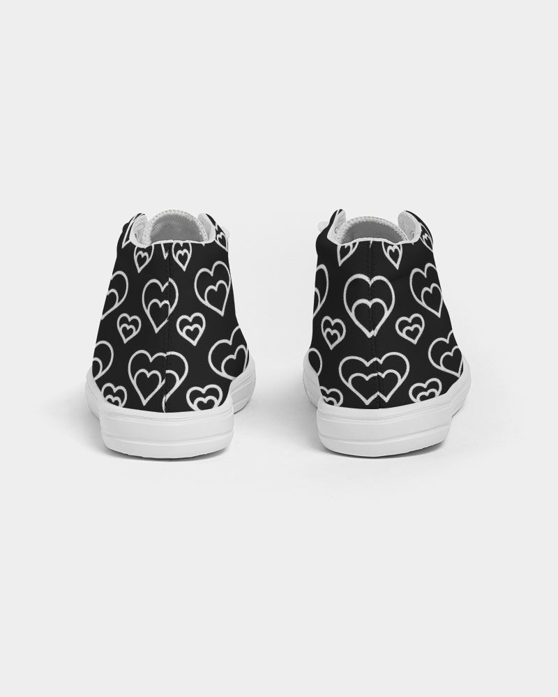Black Hearts Kids Sneakers