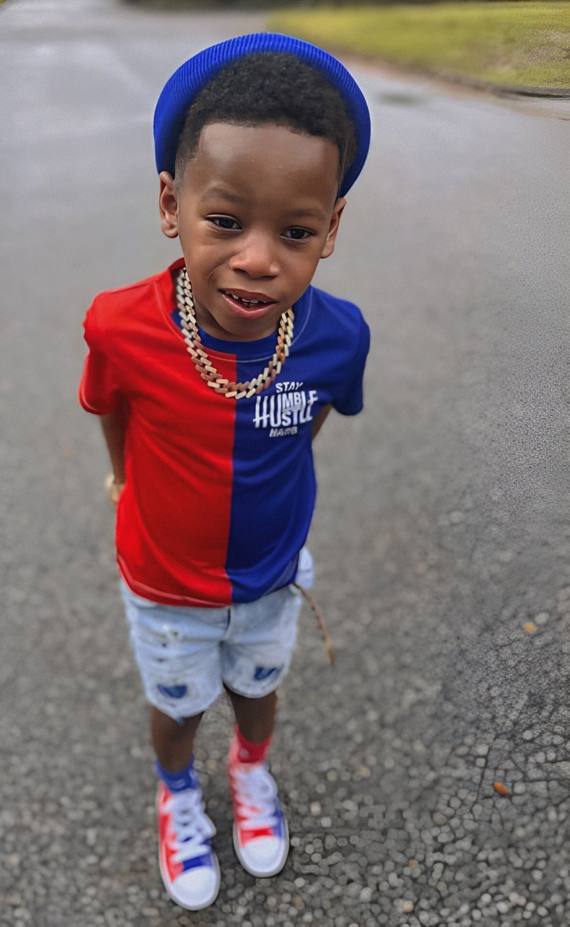 BluRaz Blocks Kids Tee