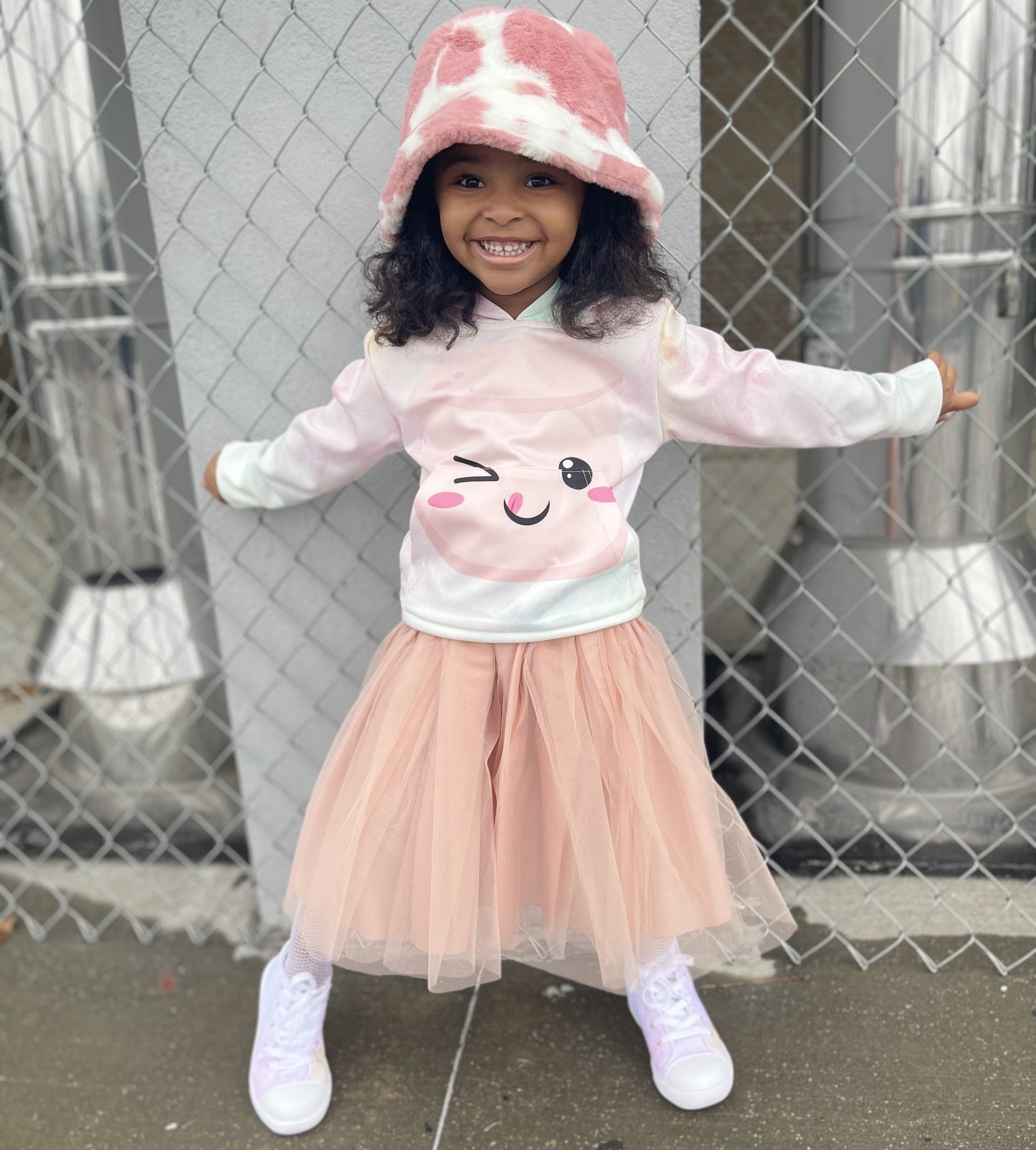 Marshmallow Clouds Kids Hoodie