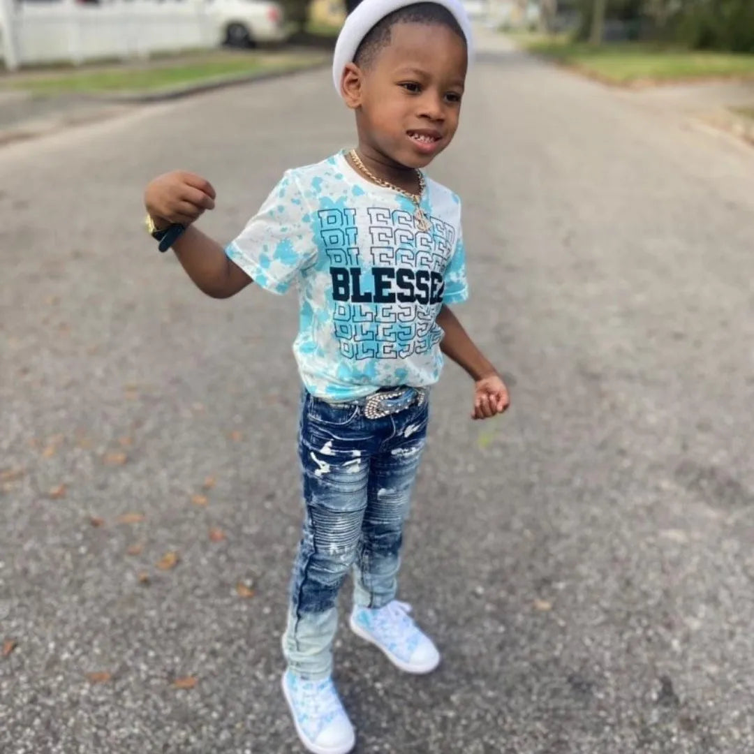 Icy Blessed Kids Tee
