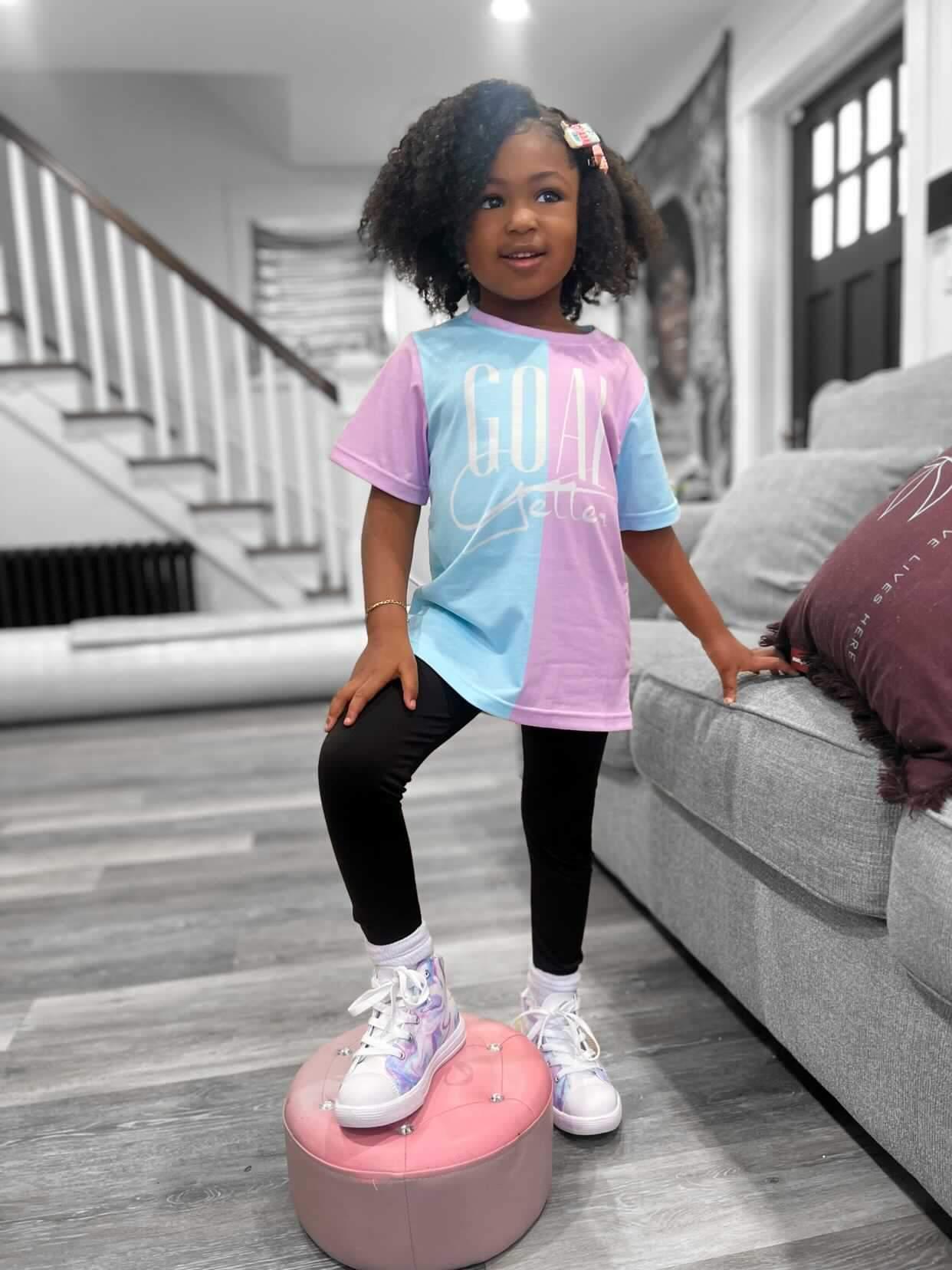 Goal Getter Clouds Kids Tee