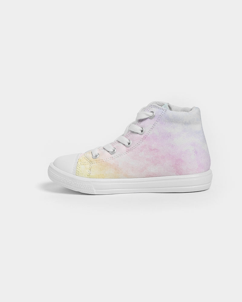 Watercolor Clouds Kids Sneakers