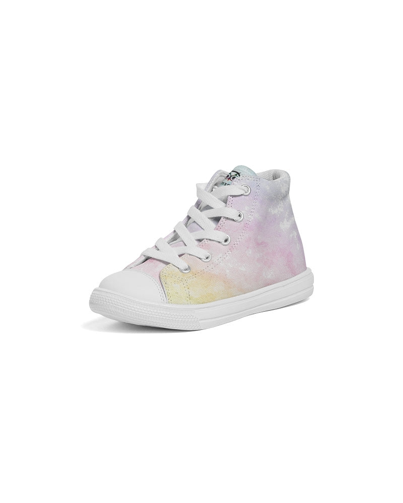 Watercolor Clouds Kids Sneakers