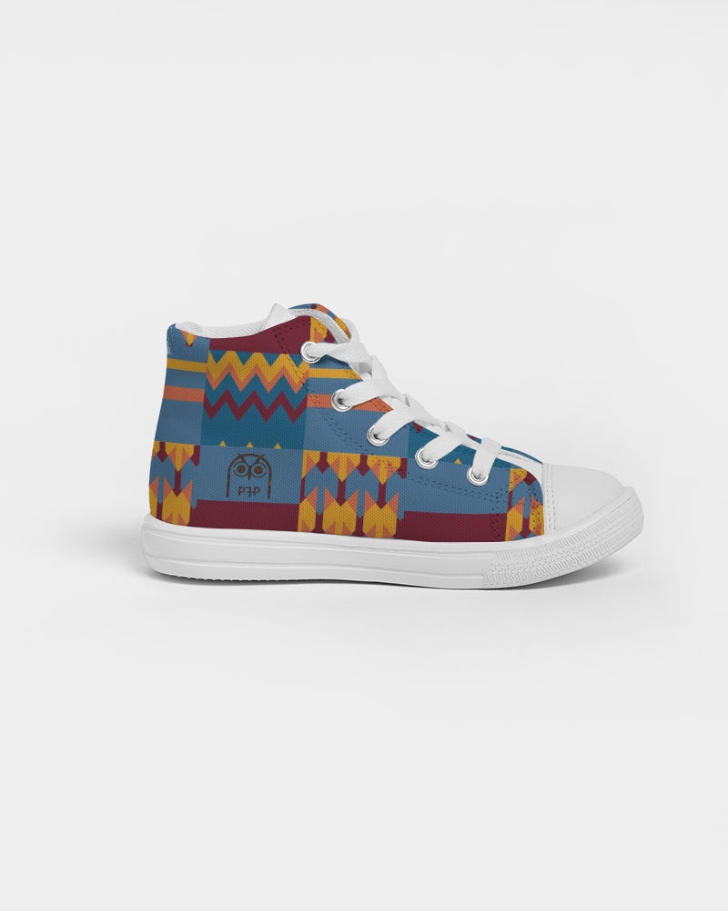 Royal Kente Kids Sneakers