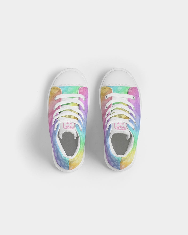 Rainbow Hearts Kids Sneakers
