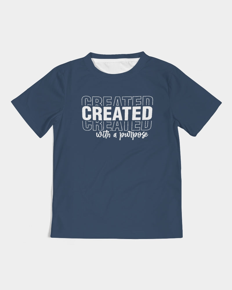 Navy Created Kids Tee