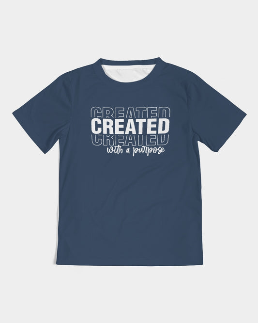 Navy Created Kids Tee