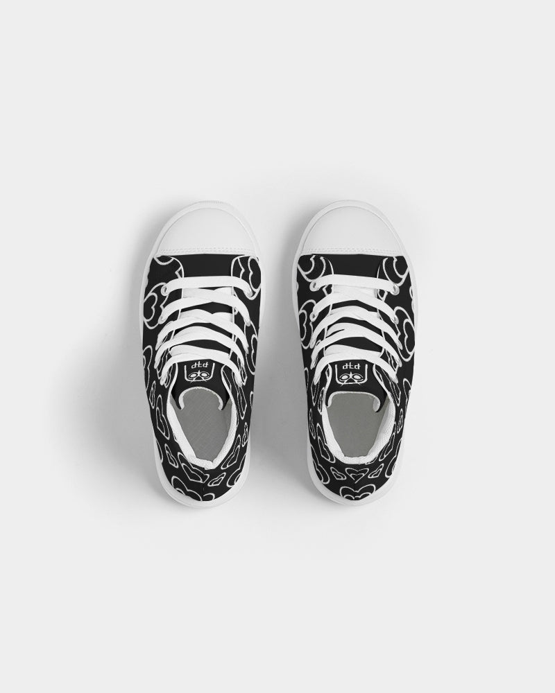 Black Hearts Kids Sneakers