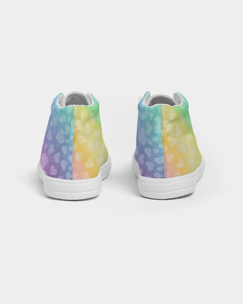 Rainbow Hearts Kids Sneakers