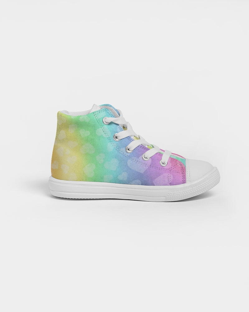 Rainbow Hearts Kids Sneakers