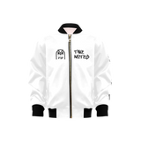 Whiteout Composition Flight Jacket