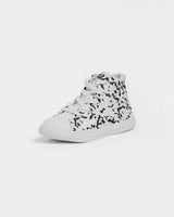 Whiteout Composition Hightop Sneakers