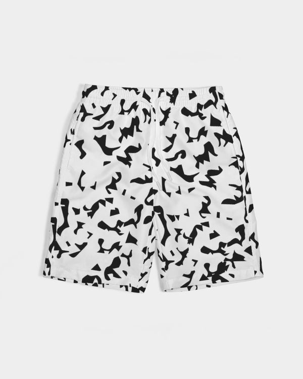 Whiteout Composition Swim Shorts