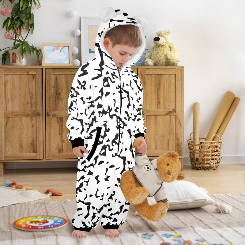 Whiteout Panda Hooded Onesie