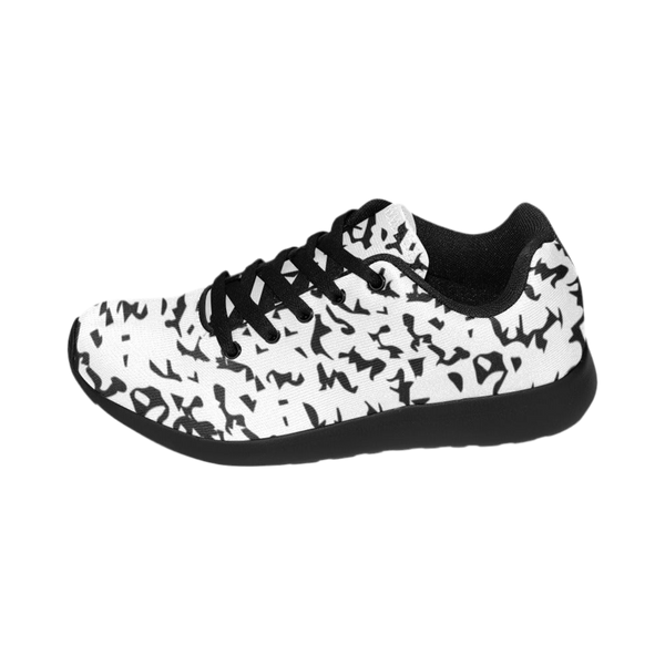 Whiteout Composition Athletic Sneakers