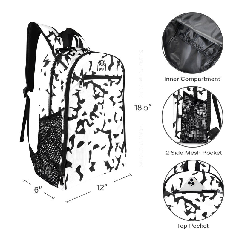 Whiteout Composition Leisure Backpack