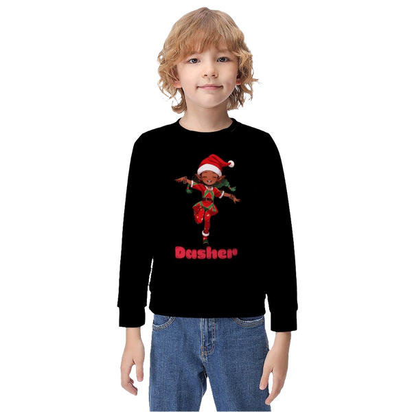 Dasher Girl's Pullover Sweatshirt