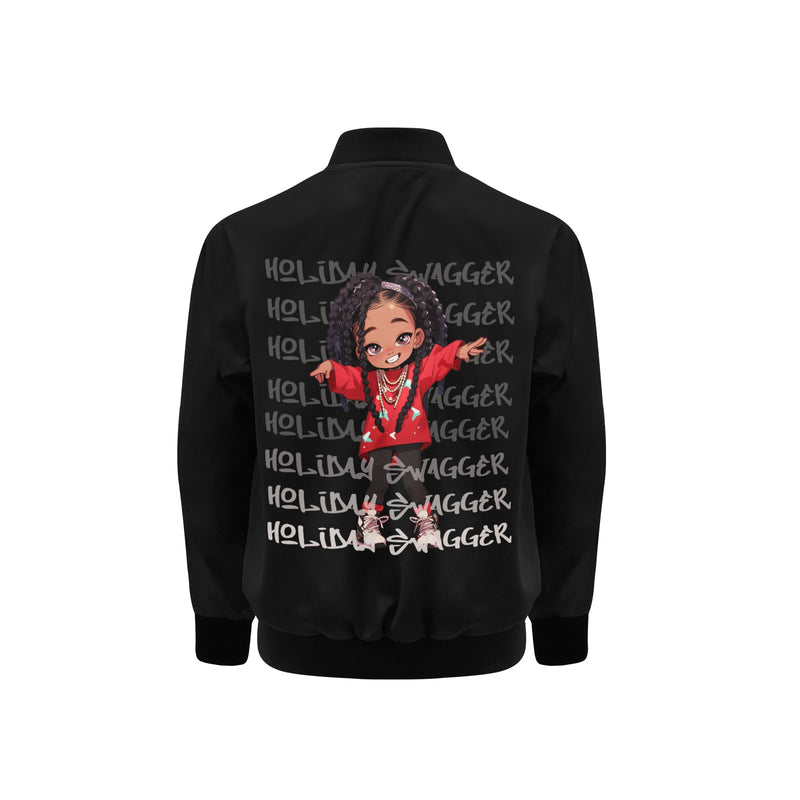 Holiday Swagger Girl's Flight Jacket