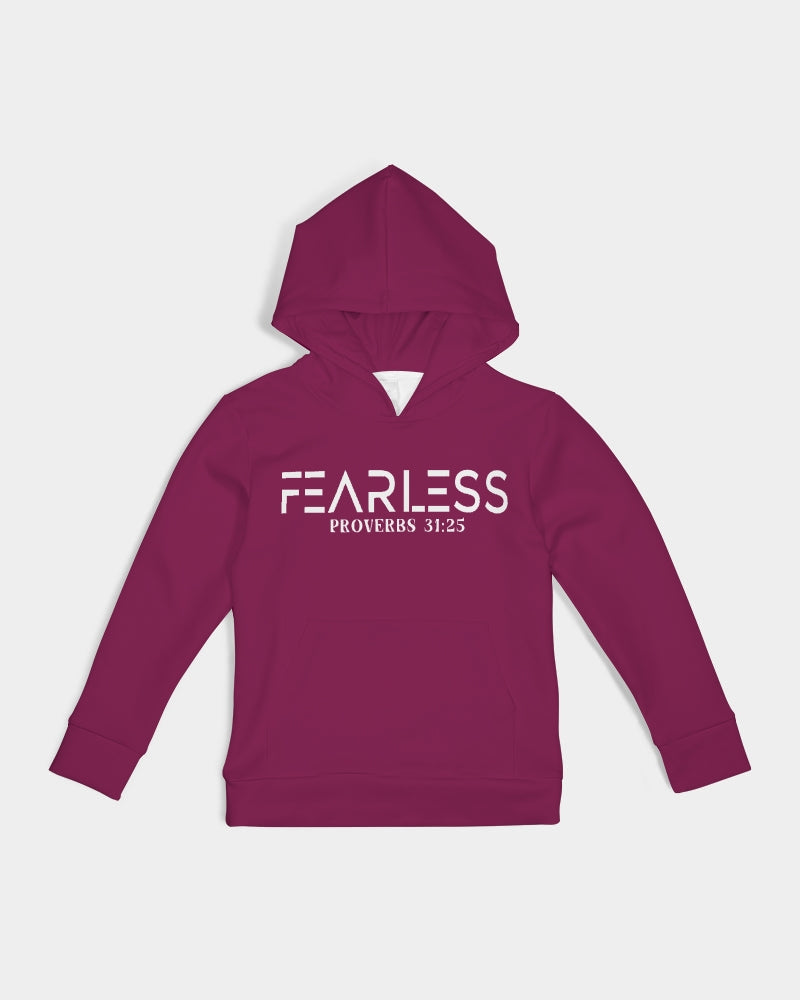 Cranberry Fearless Kids Hoodie