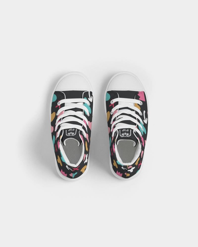 Abstract Doodles Kids Sneakers