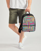 Geo Spring Classic Faux Leather Backpack