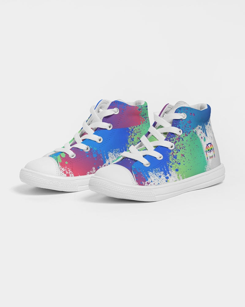 Rainbow Color Burst Kids Sneakers