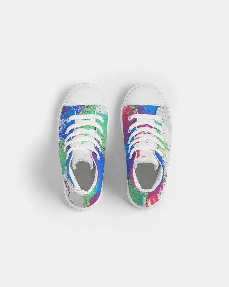 Rainbow Color Burst Kids Sneakers