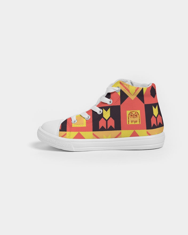 We Rise Kente Kids Sneakers