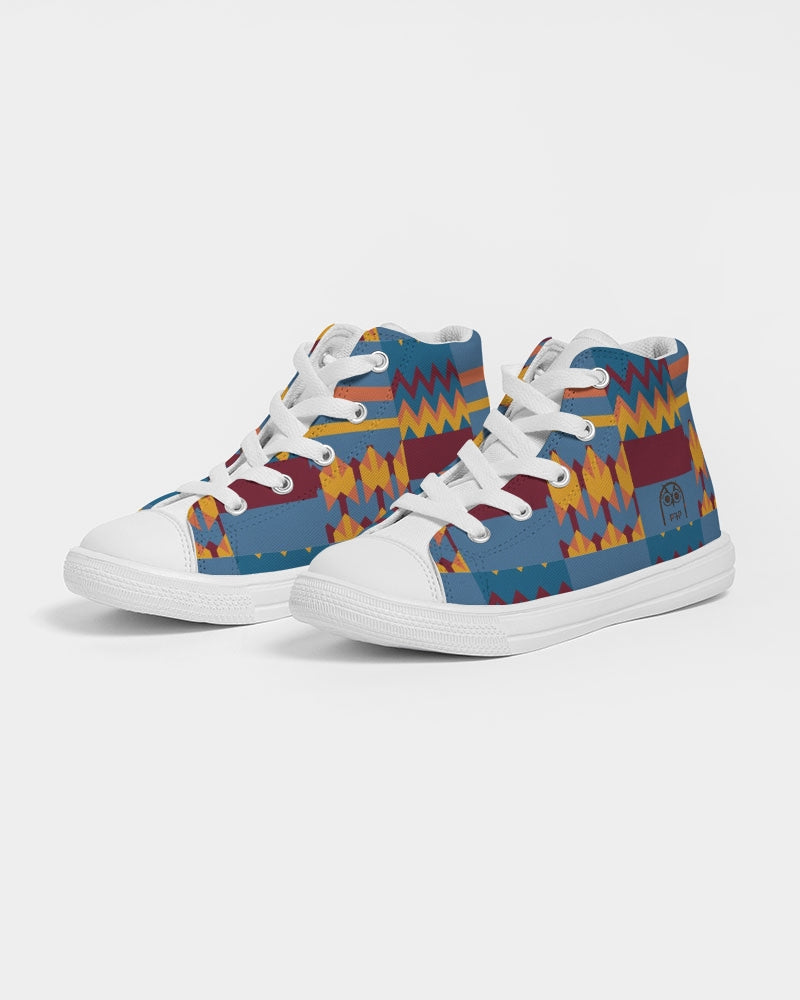 Royal Kente Kids Sneakers