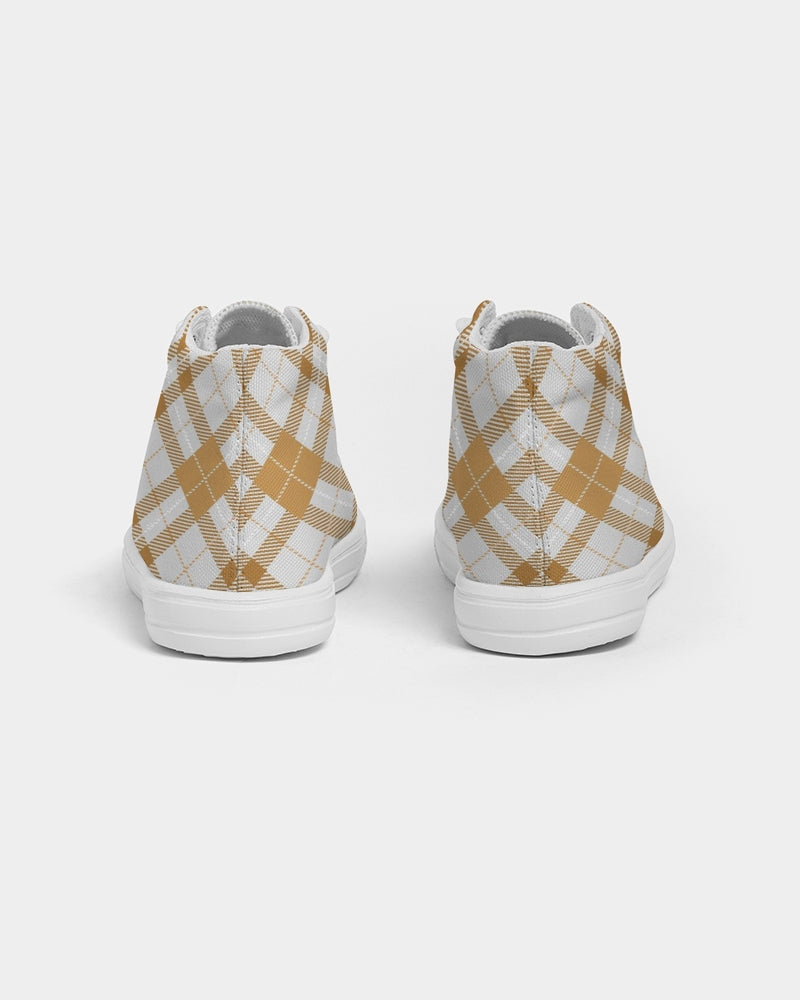 Winter Plaids Kids Sneakers