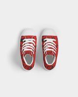 Red Camo Kids Sneakers