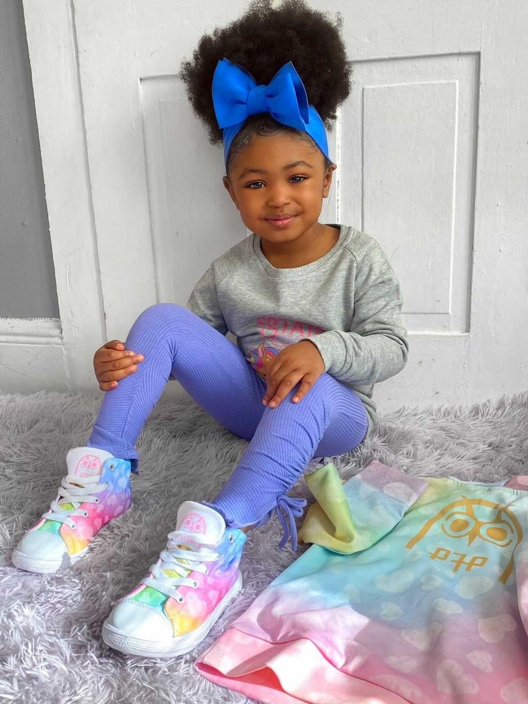 Rainbow Hearts Kids Sneakers