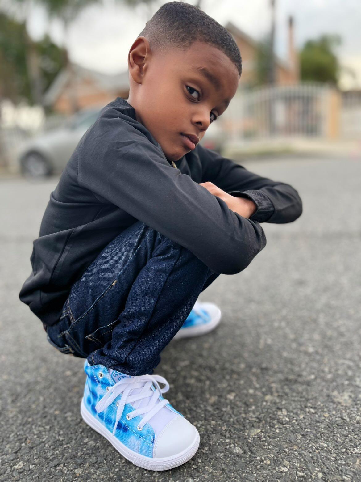 Blue Visionary Kids Sneakers