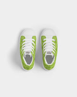 Geo Lime Kids Sneakers