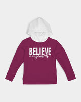 Cranberry Believe Kids Hoodie