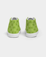 Geo Lime Kids Sneakers