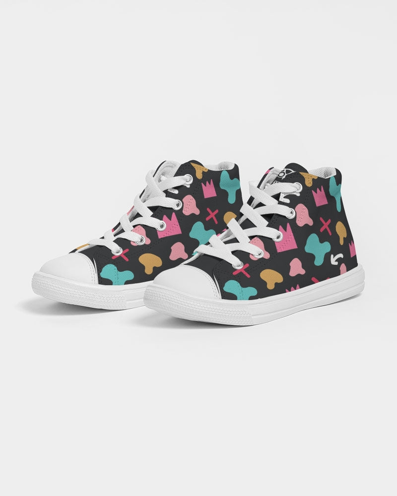 Abstract Doodles Kids Sneakers